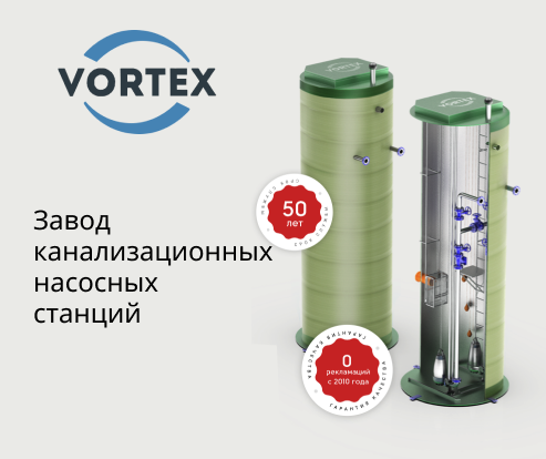 Комплексный маркетинг для завод КНС Vortex, 2021