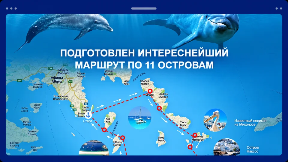 Разработка лендинга по путешествиям на яхте