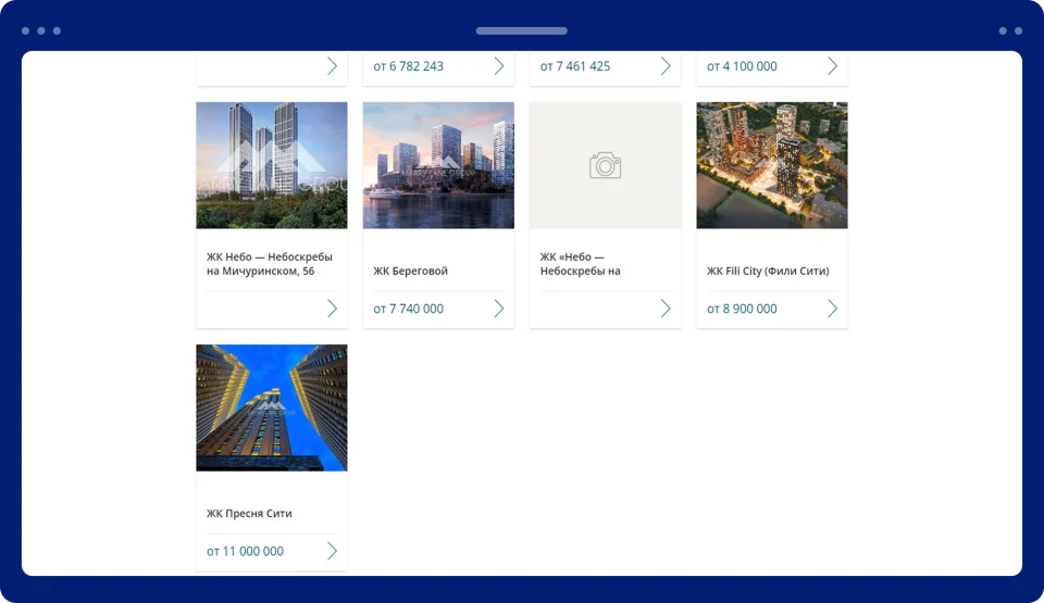Marry Lane Group: сайт для инвестиционного агентства недвижимости